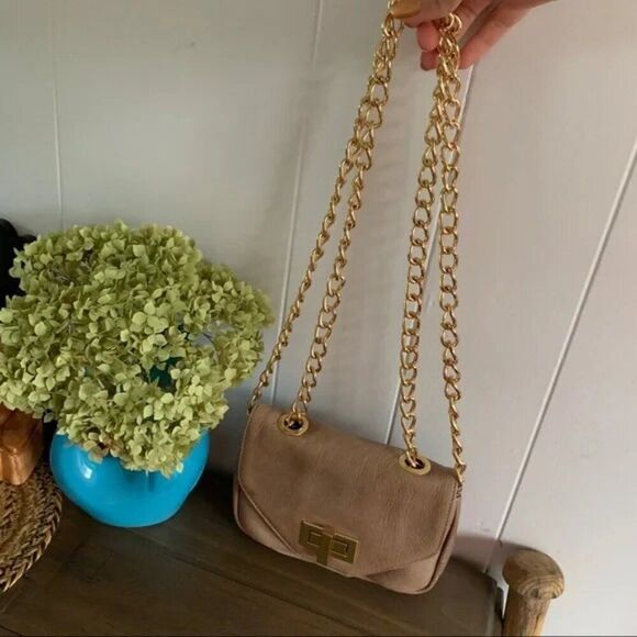 Pietro Alessandro Mini Convertible Bag Chain Strap Leather Mini Designer - Picture 4 of 14